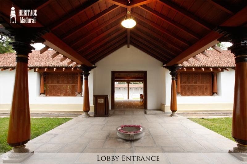 헤리티지 마두라이 호텔 외부 사진 Lobby entrance